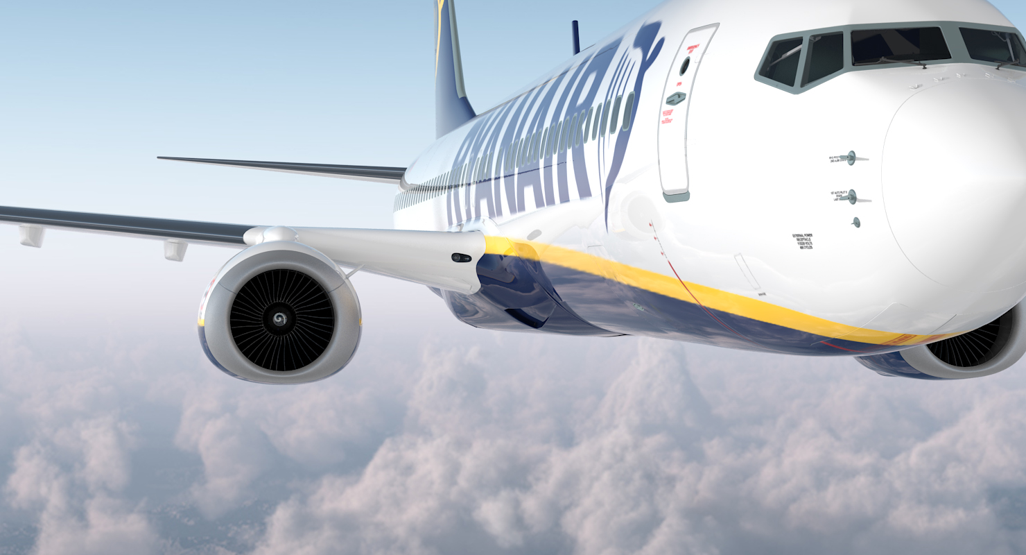 Boeing 737 900 Ryanair 3D