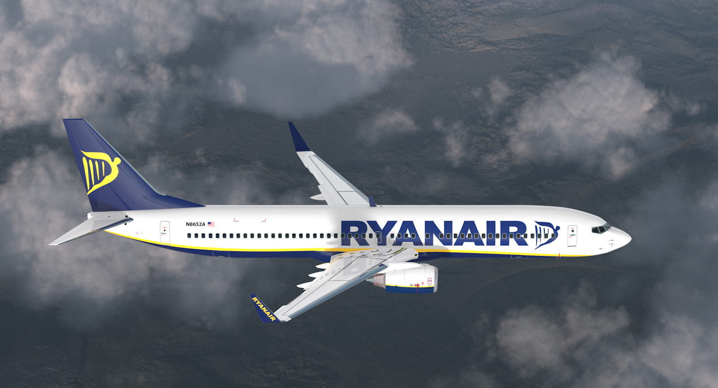 Boeing 737 900 Ryanair 3D