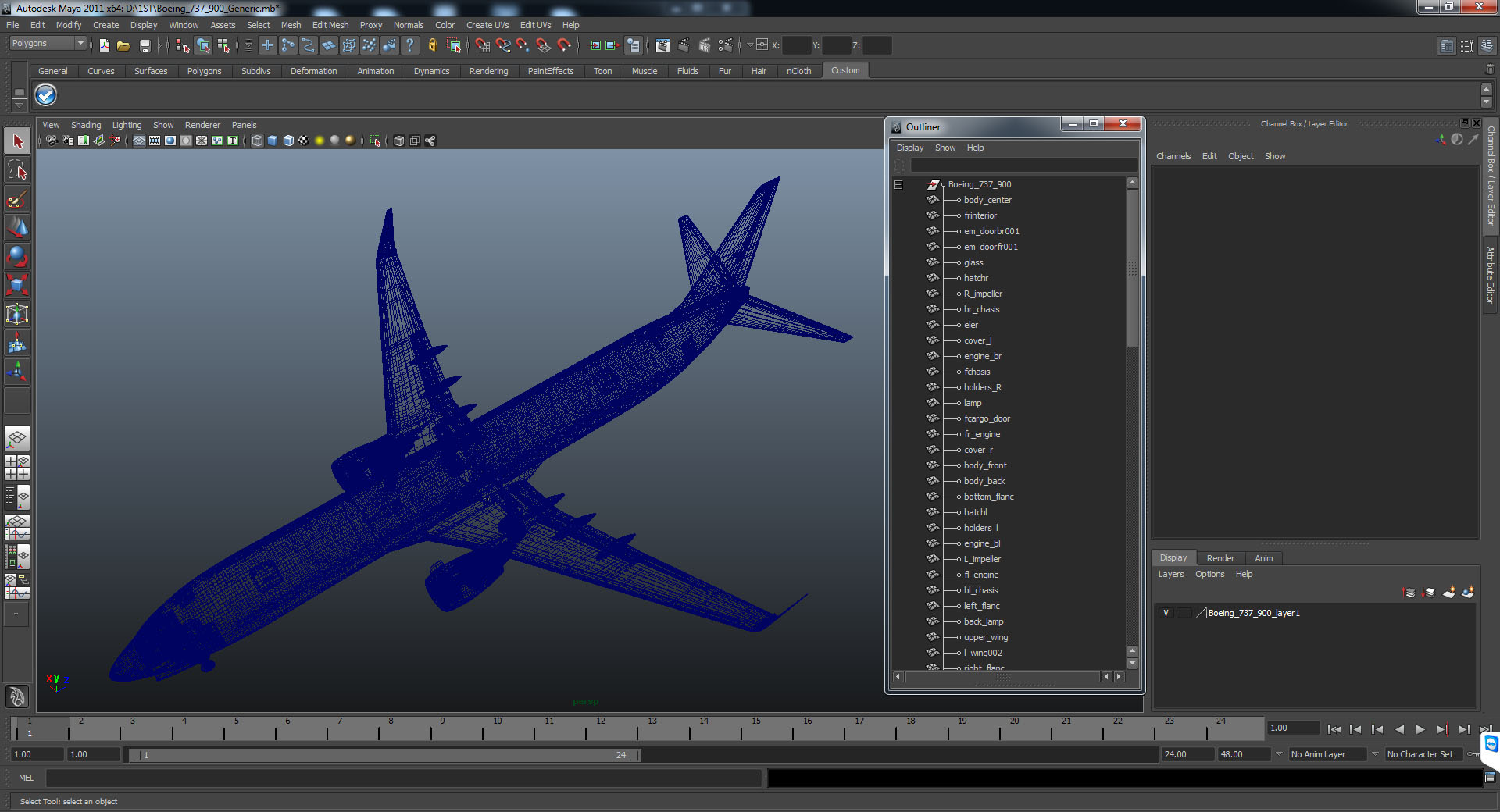 Boeing 737 900 Ryanair 3D