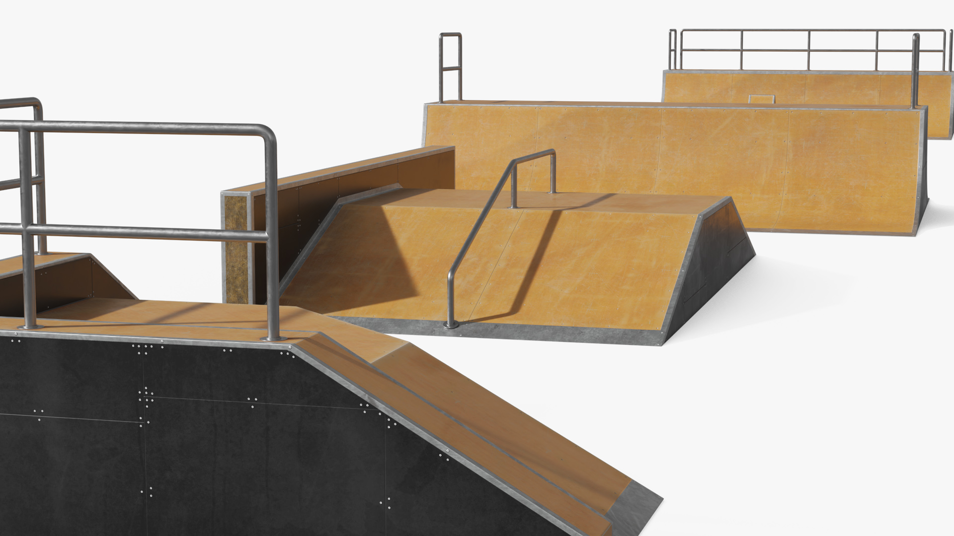 Modular Sectional Skatepark Obstacles Set - view 6