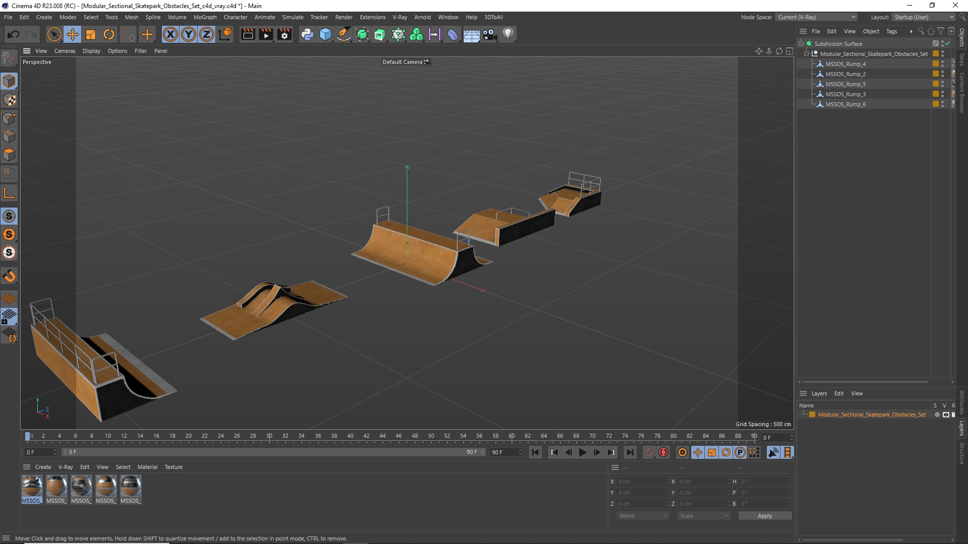 Modular Sectional Skatepark Obstacles Set - view 12