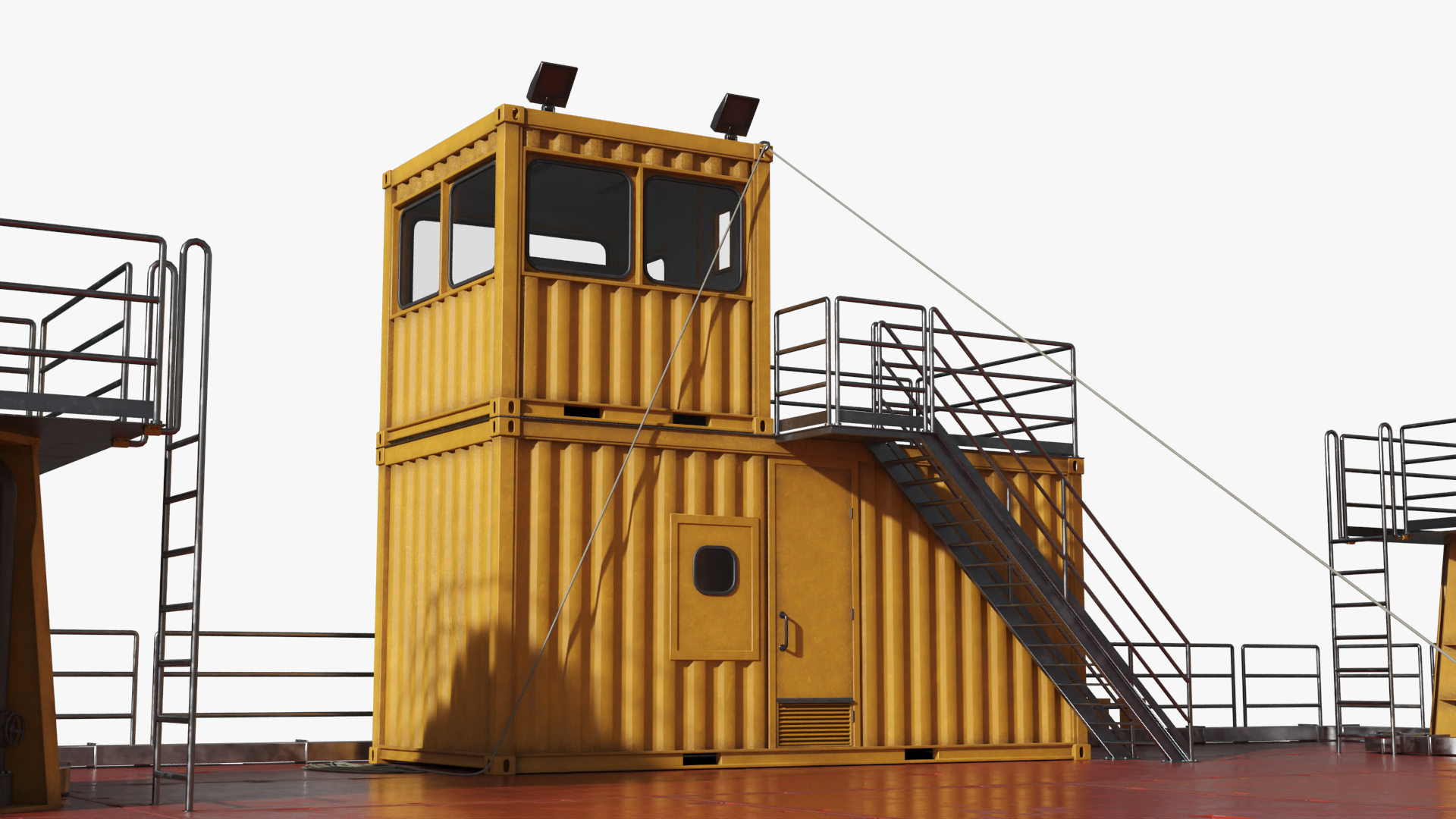 Offshore Jackup Platform with Subsea BOP, view 9