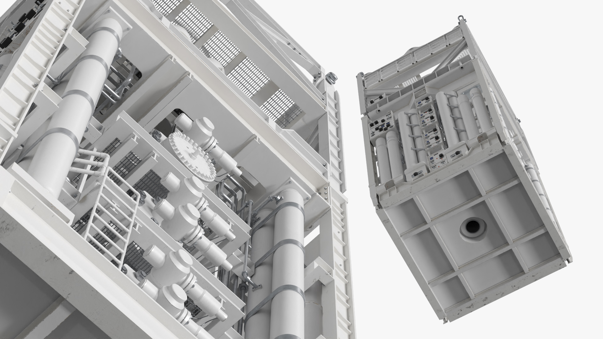 Offshore Jackup Platform with Subsea BOP, view 10