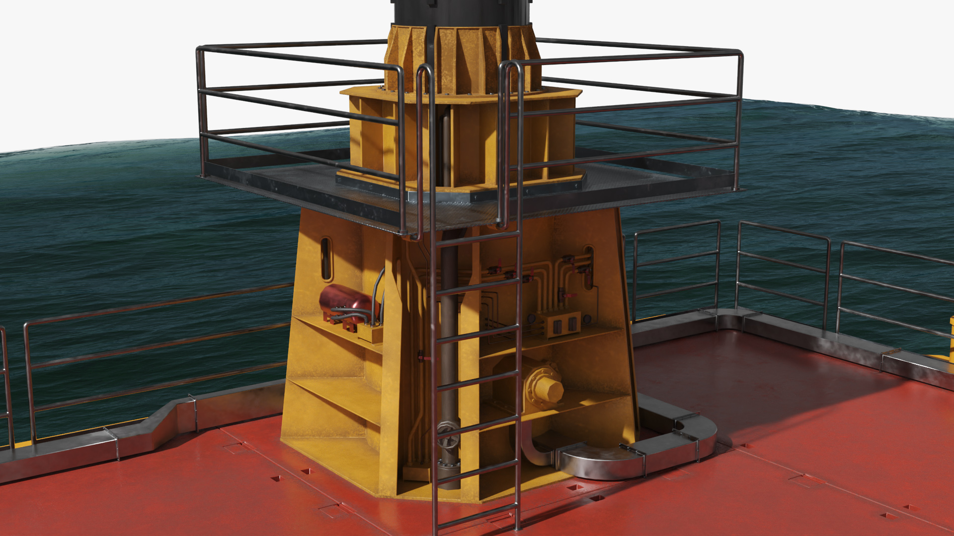 Offshore Jackup Platform with Subsea BOP, view 8