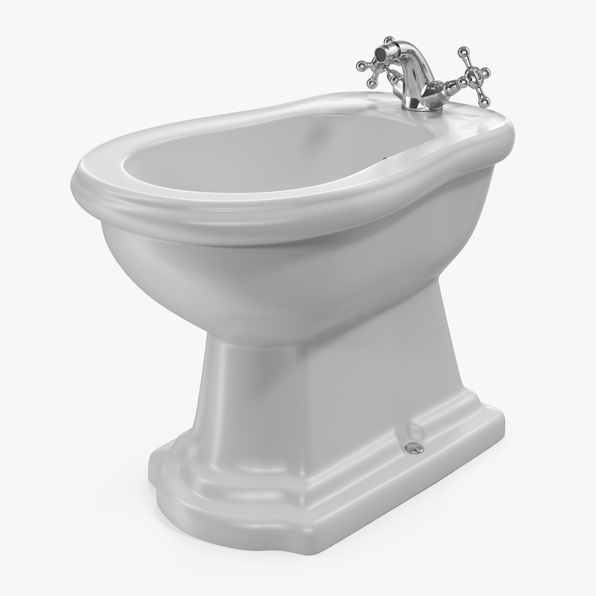 Old Style Classic Bidet 3D Model