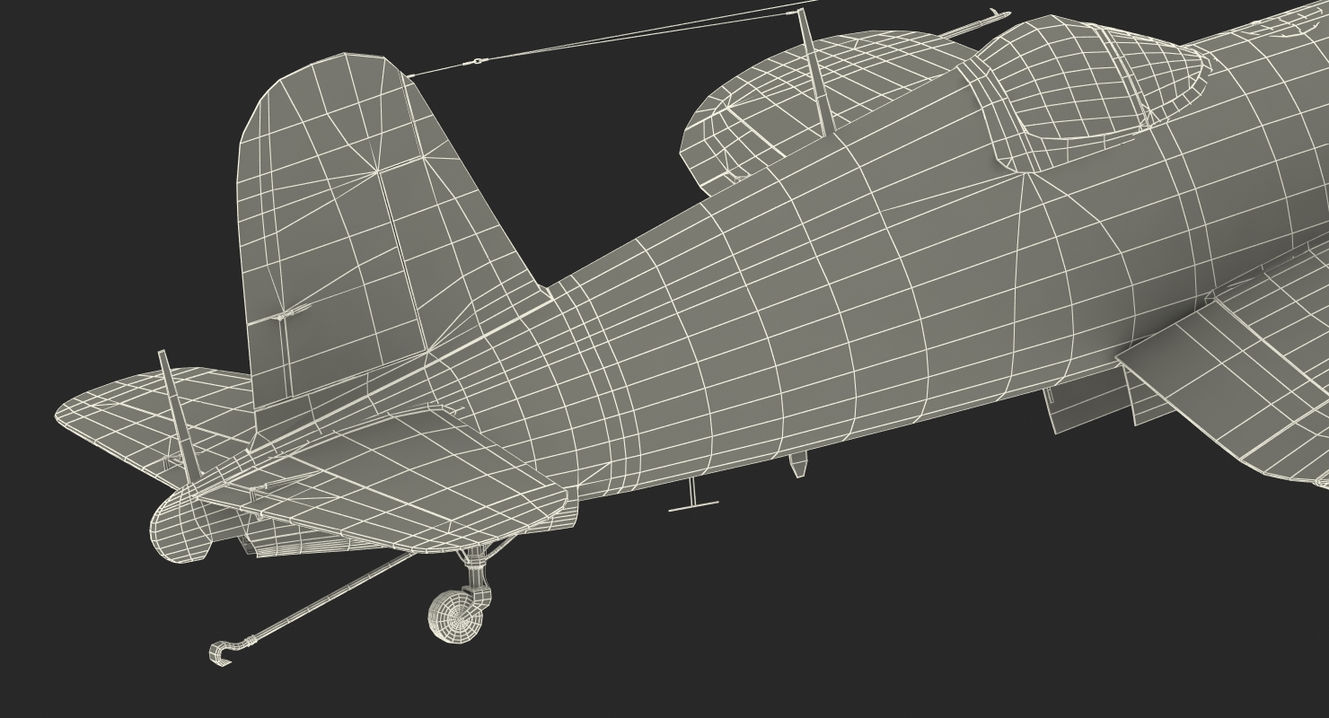 3D model Fighter F4U Corsair US Marine Corps