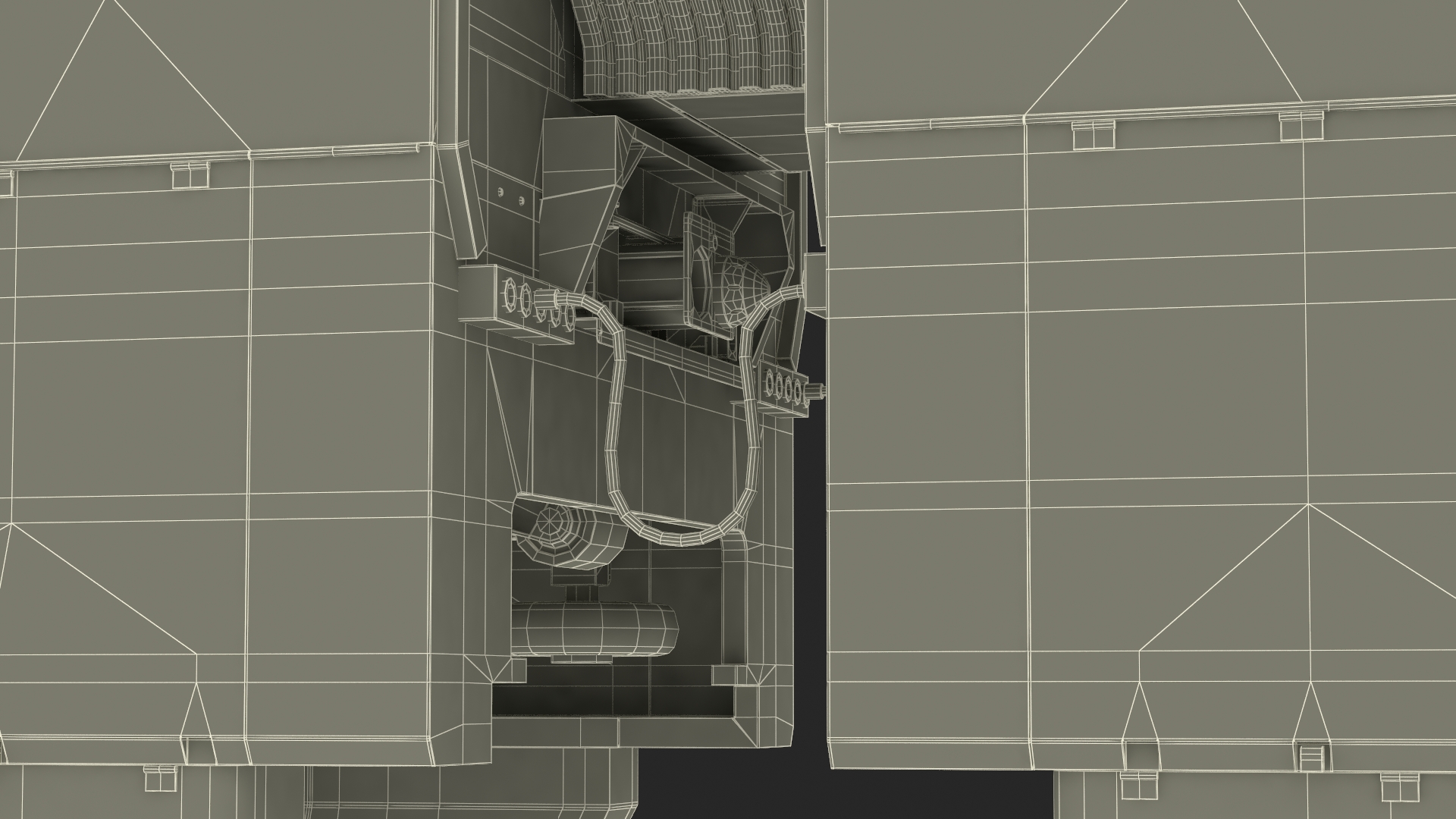 3D model Chongqing Monorail Train Rigged for Cinema 4D