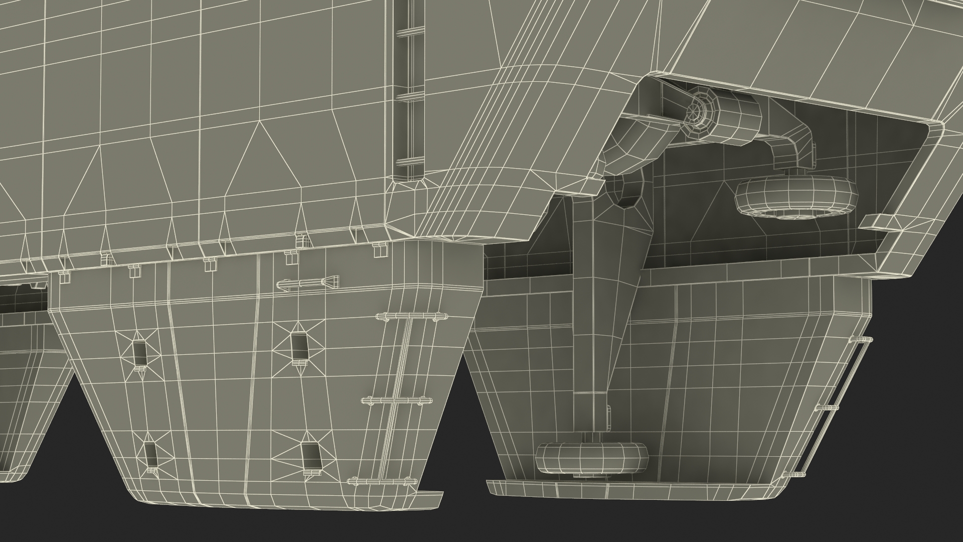 3D model Chongqing Monorail Train Rigged for Cinema 4D