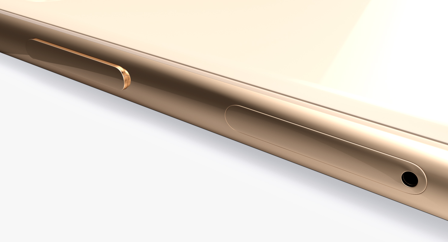 iPhone XS Gold 3D model