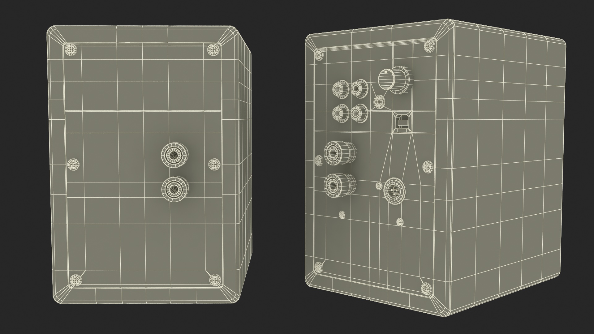 Powered Loudspeaker 3D model