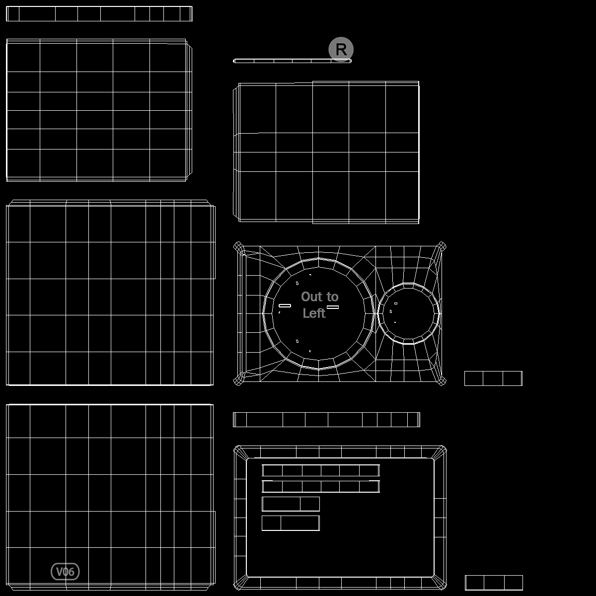 Powered Loudspeaker 3D model