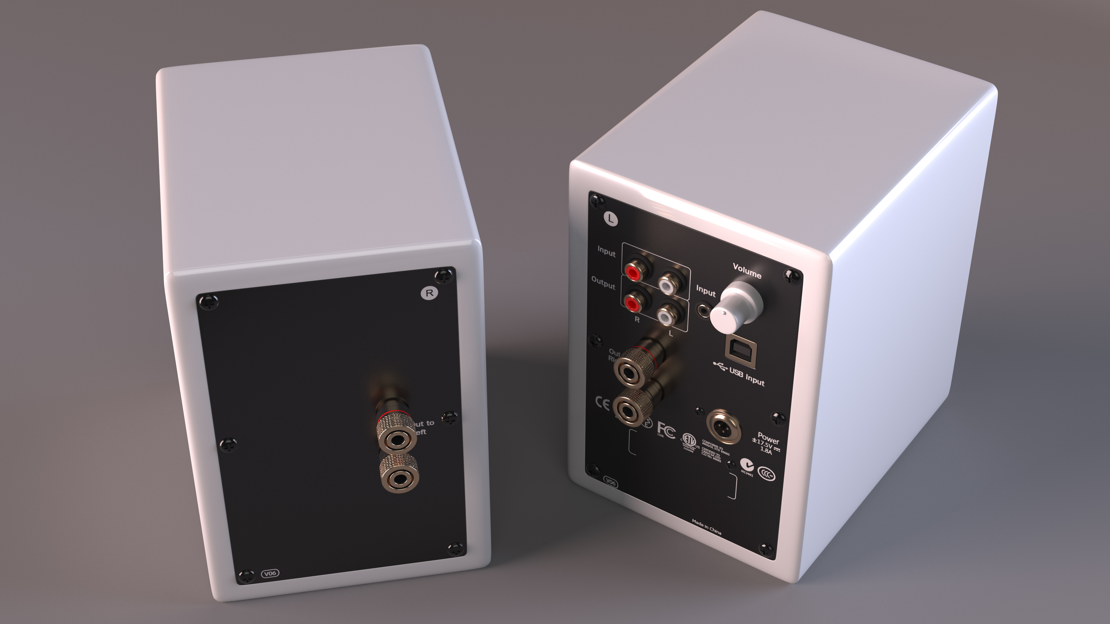 Powered Loudspeaker 3D model