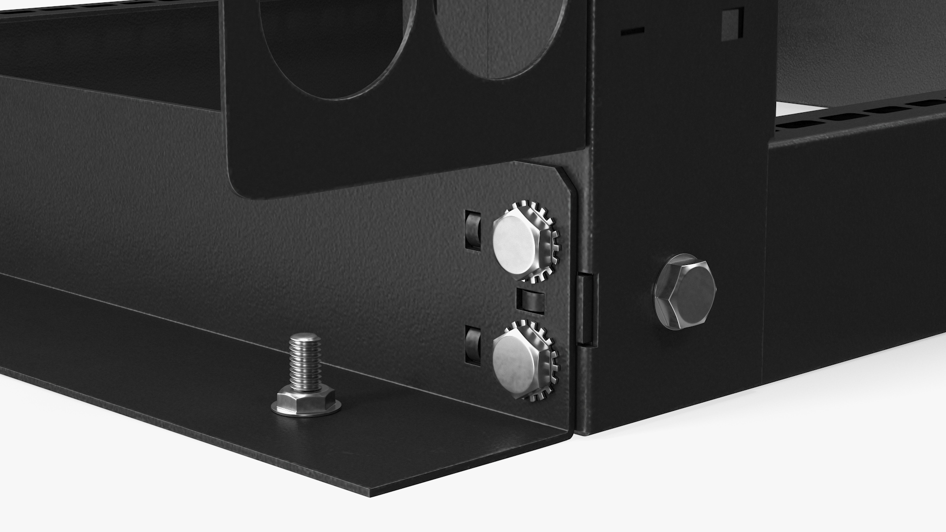 Open Frame Server Rack 30U Empty 3D