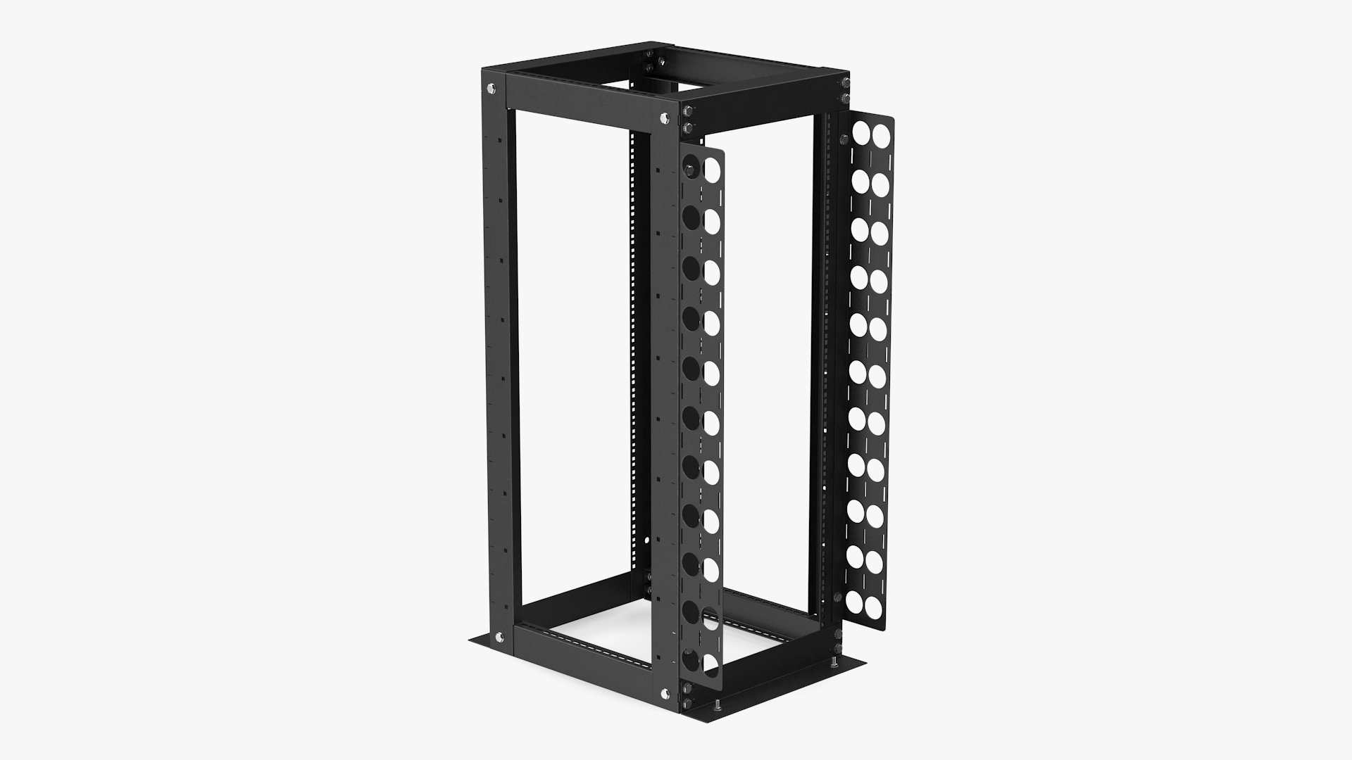 Open Frame Server Rack 30U Empty 3D