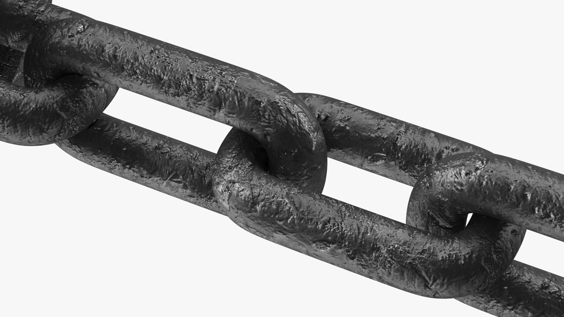 3D model French Chain Shot Cannon Projectile
