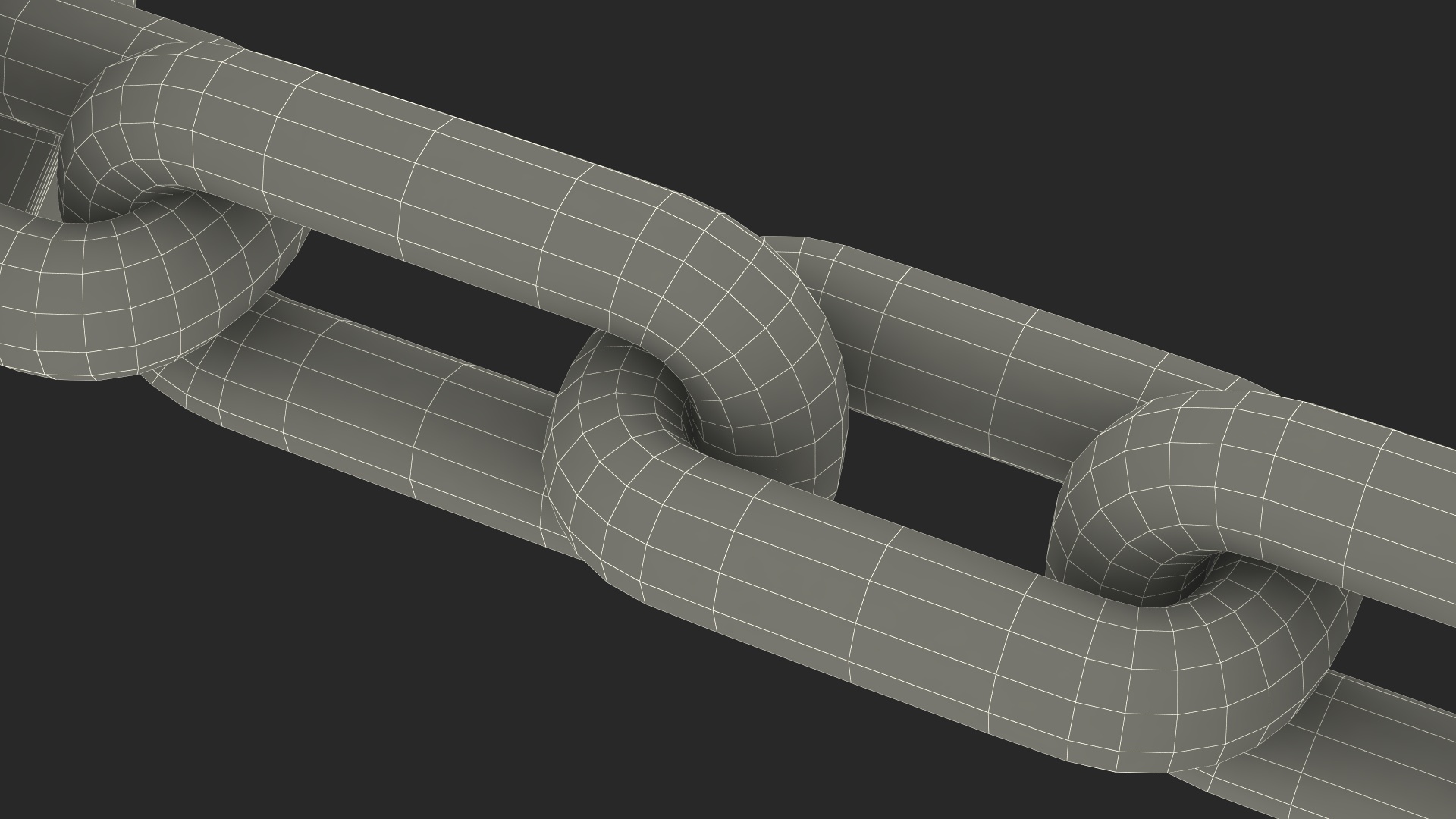 3D model French Chain Shot Cannon Projectile