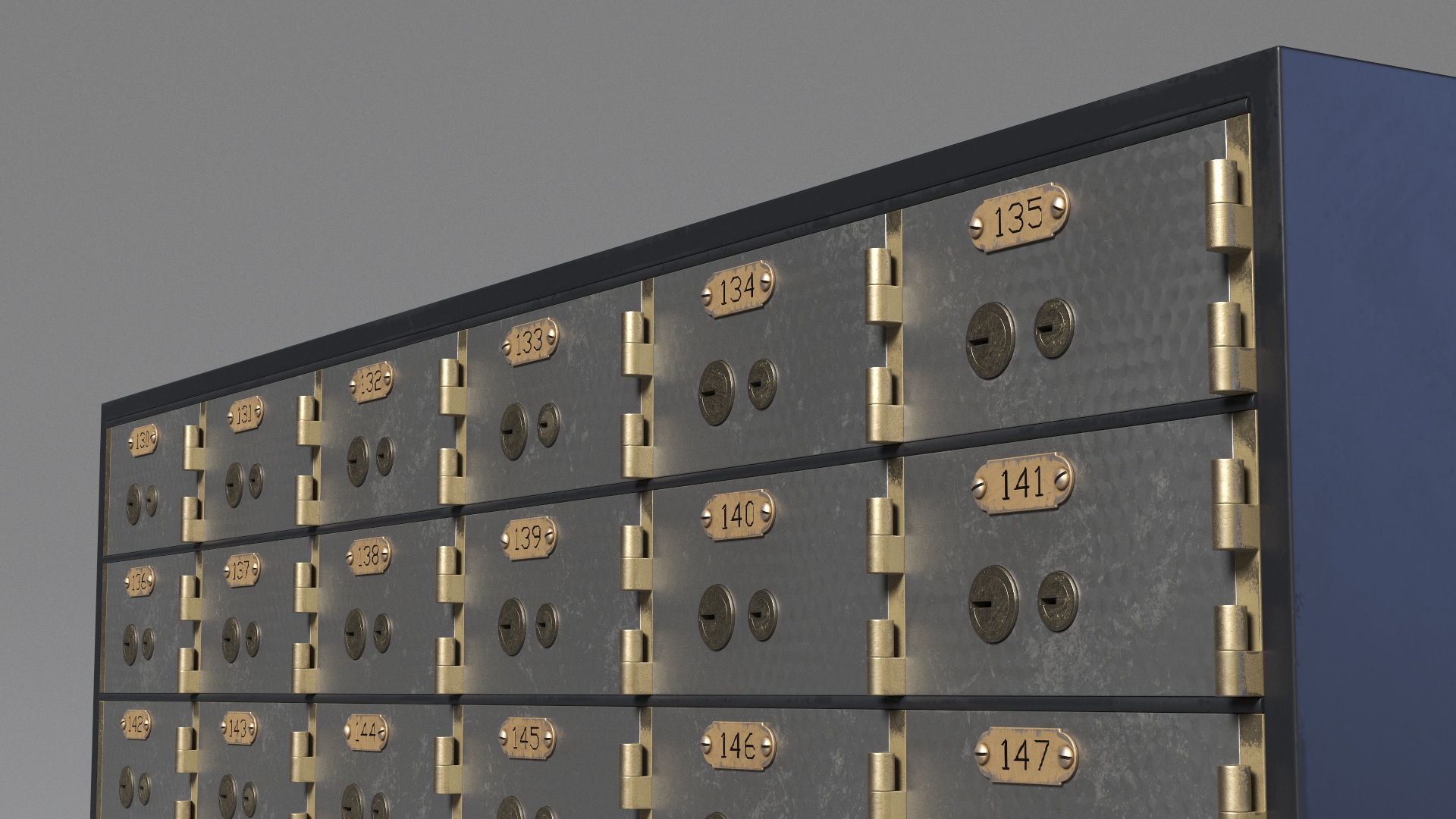 3D Safety Deposit Box model