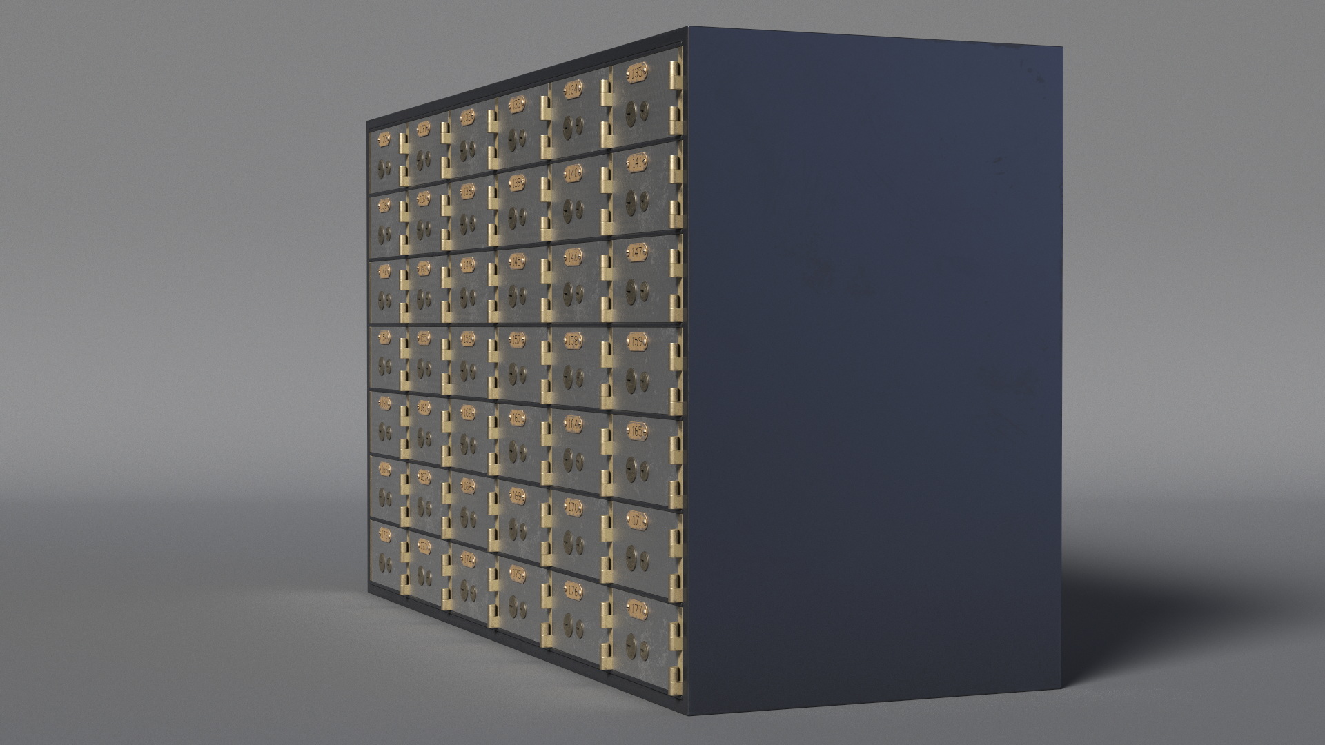 3D Safety Deposit Box model