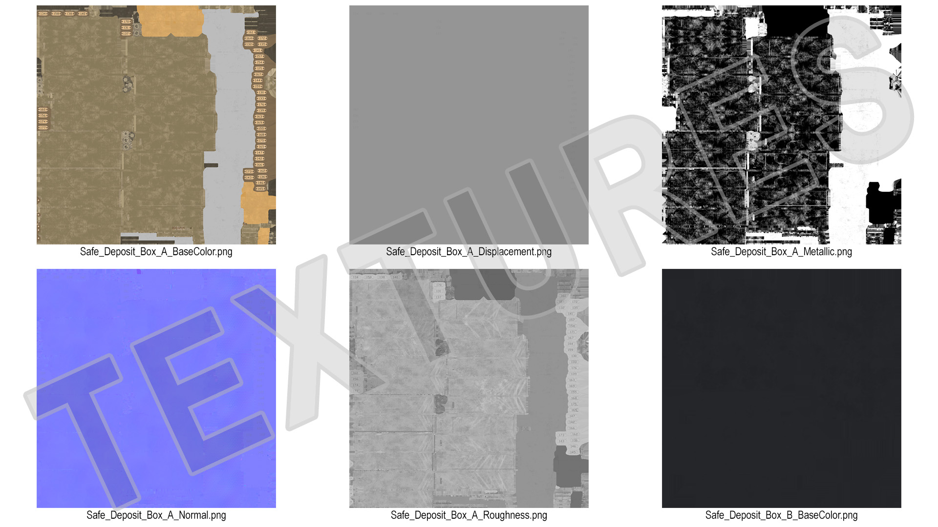3D Safety Deposit Box model
