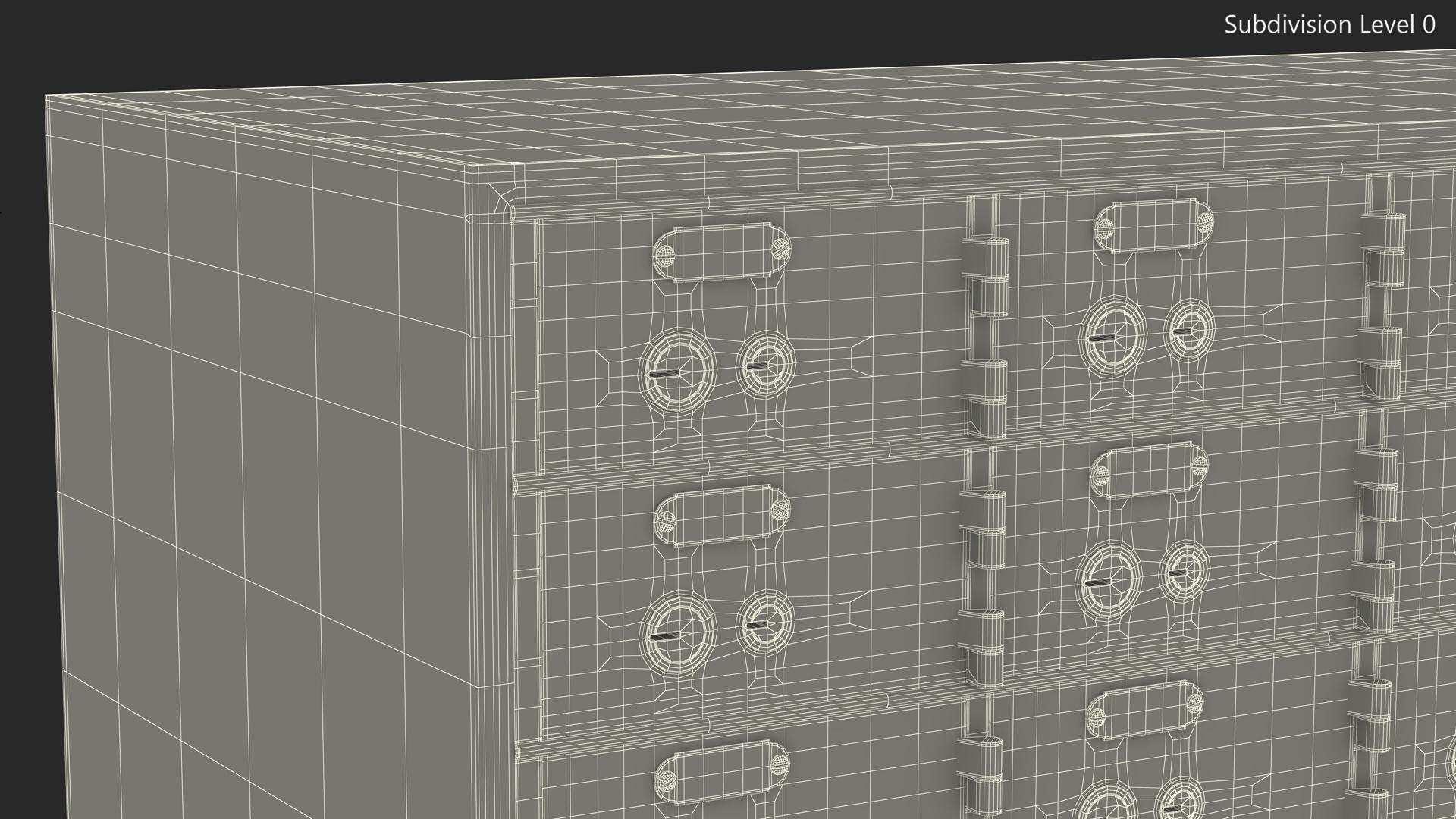 3D Safety Deposit Box model