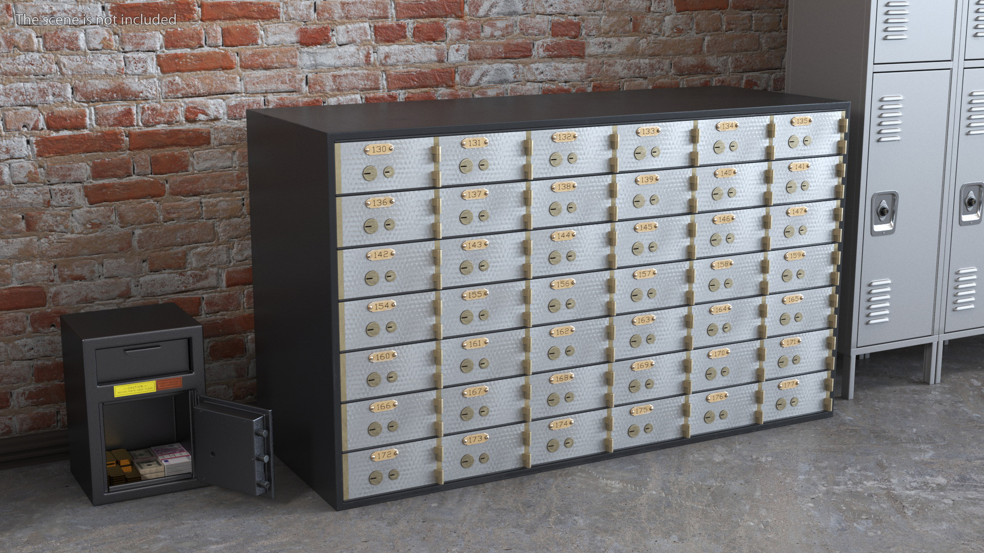 3D Safety Deposit Box model