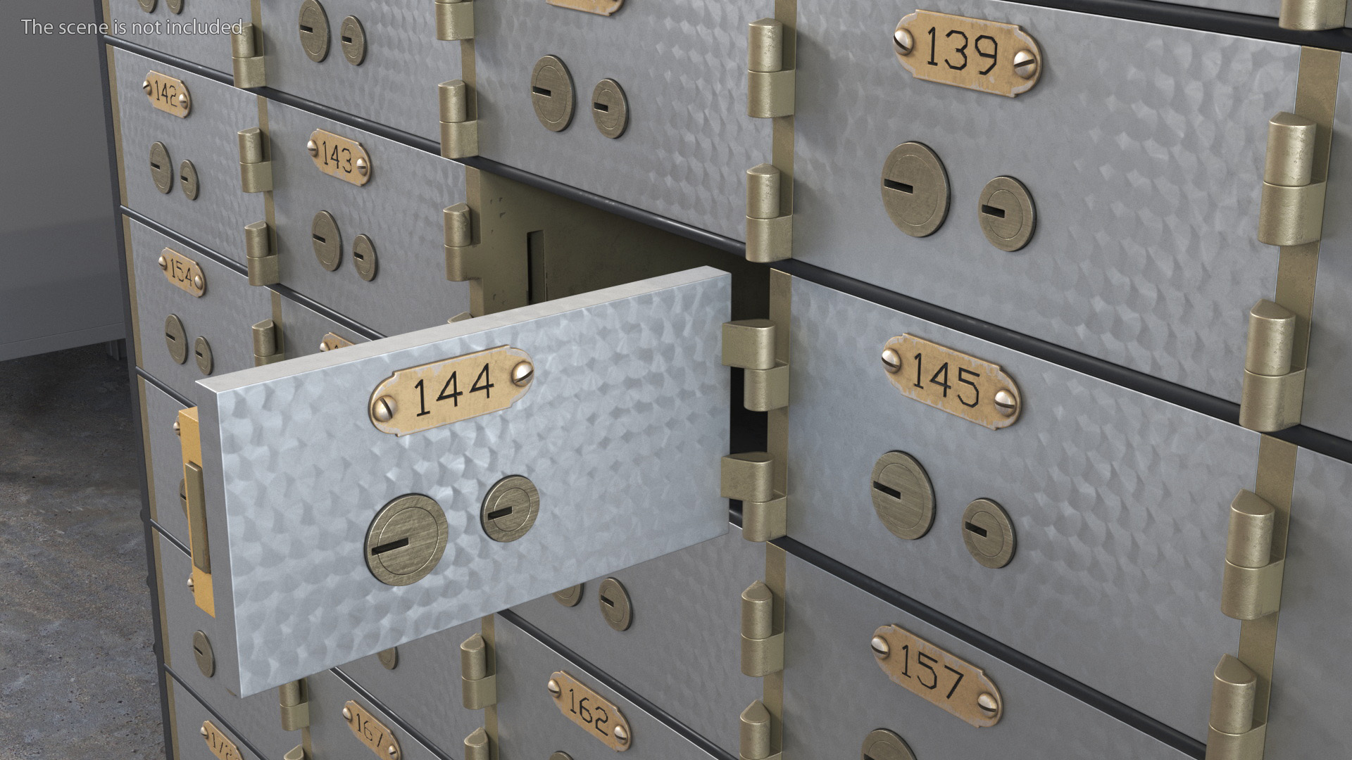 3D Safety Deposit Box model