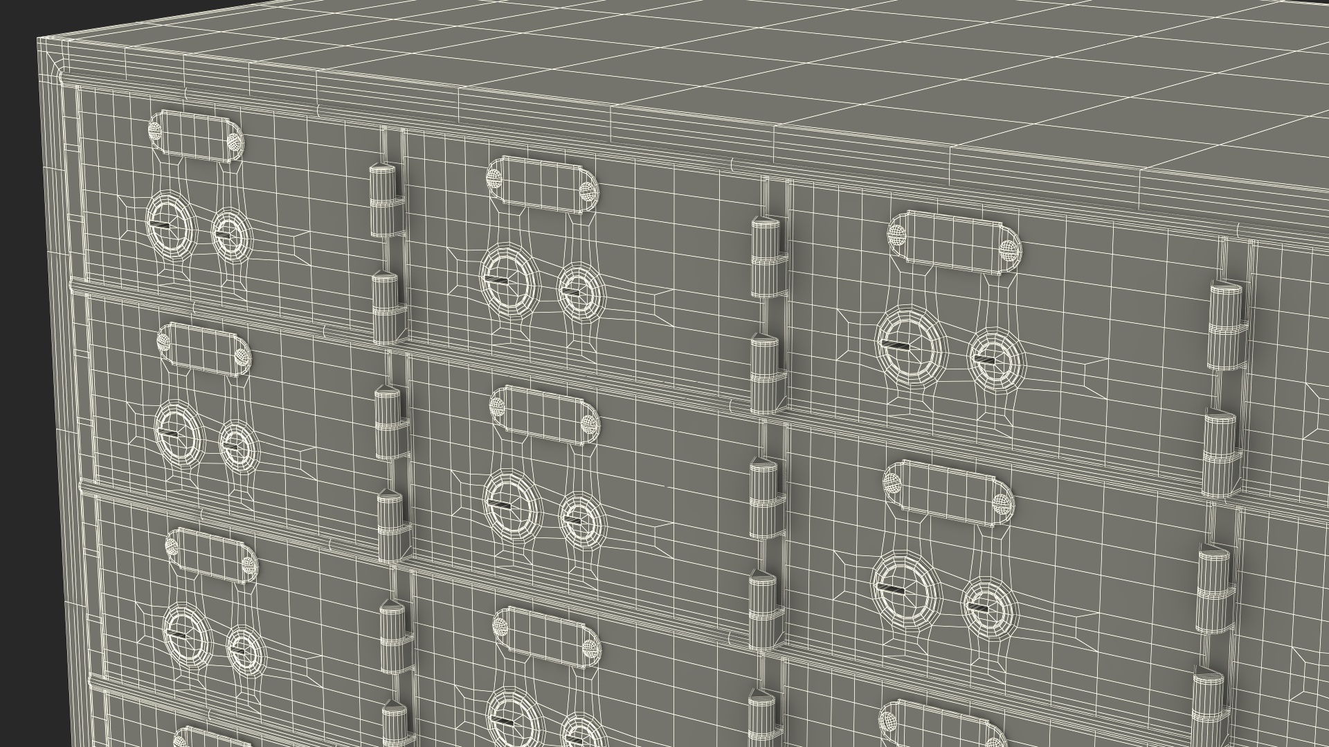 3D Safety Deposit Box model