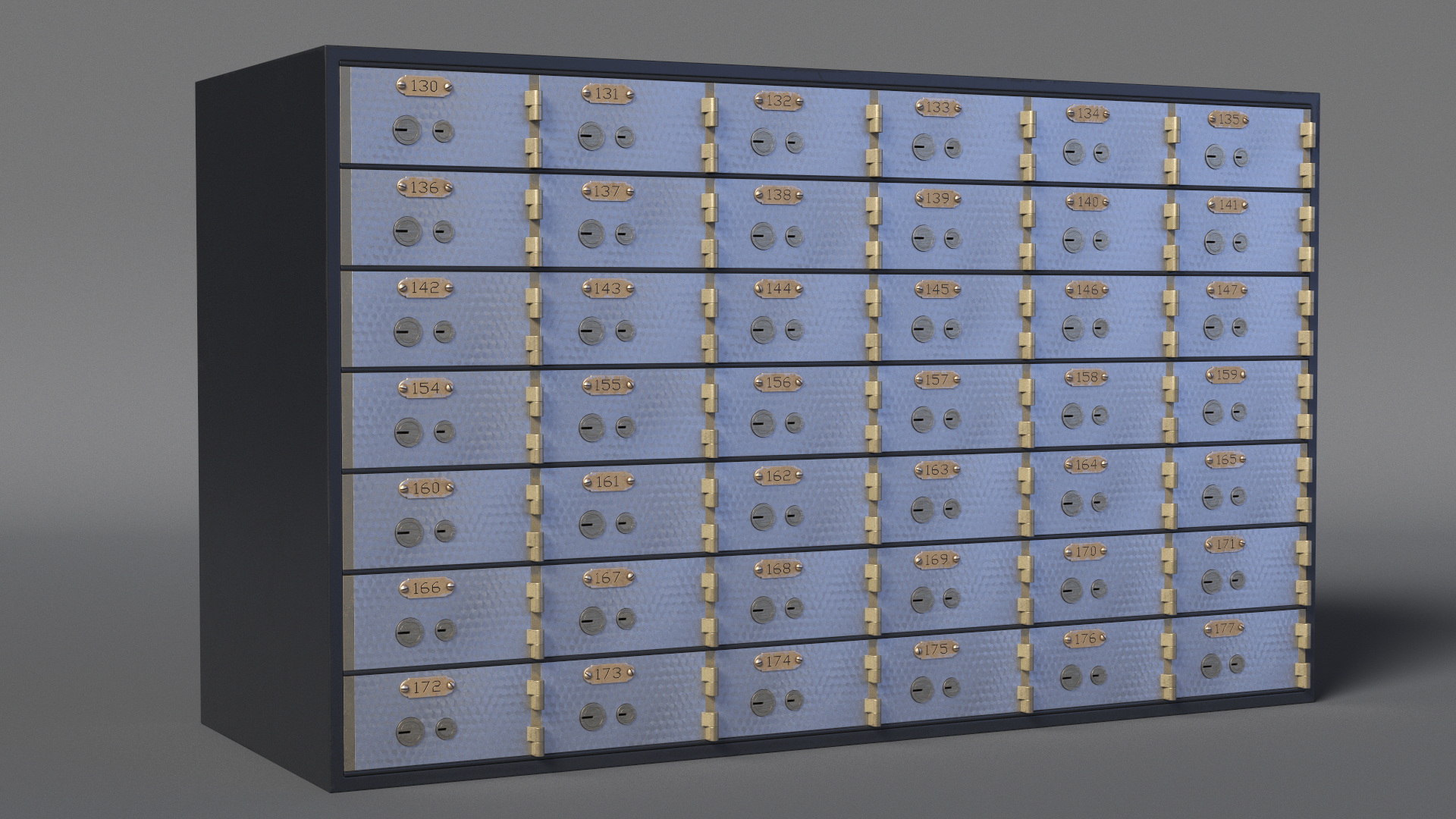 3D Safety Deposit Box model