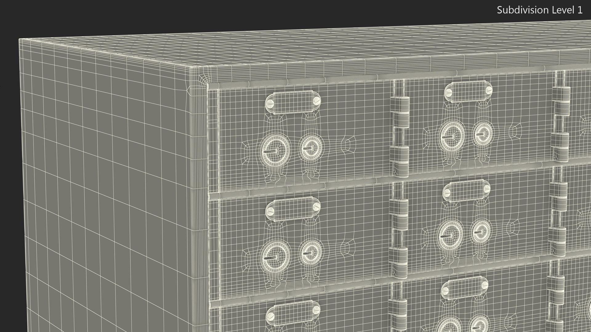 3D Safety Deposit Box model