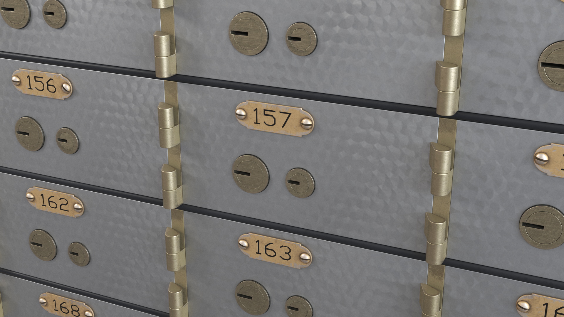 3D Safety Deposit Box model