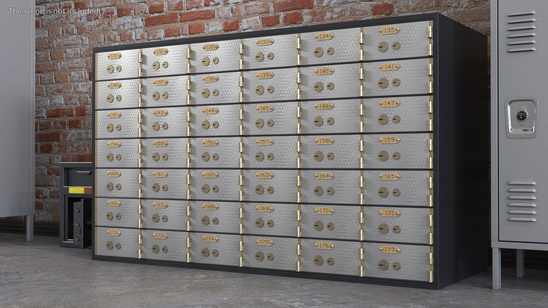 3D Safety Deposit Box model