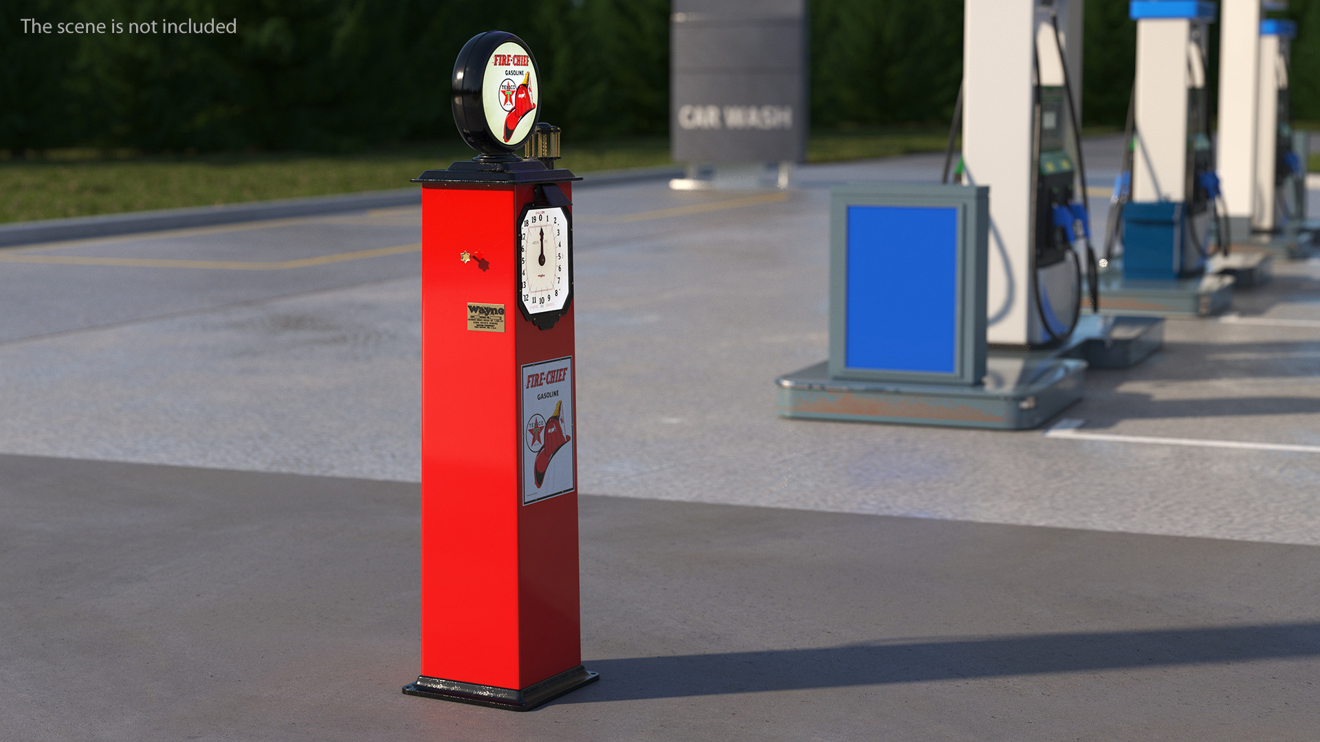 3D Clock Meter Gas Pump Wayne