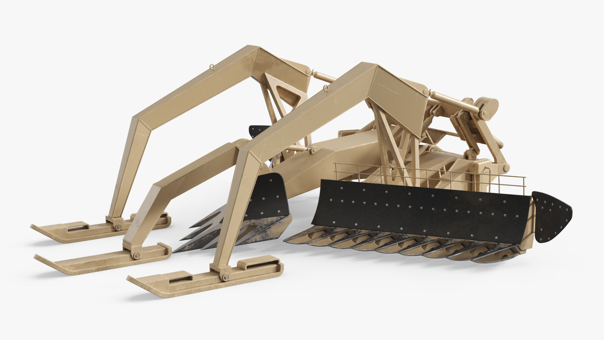 M1150 Full Width Mine Plow Desert