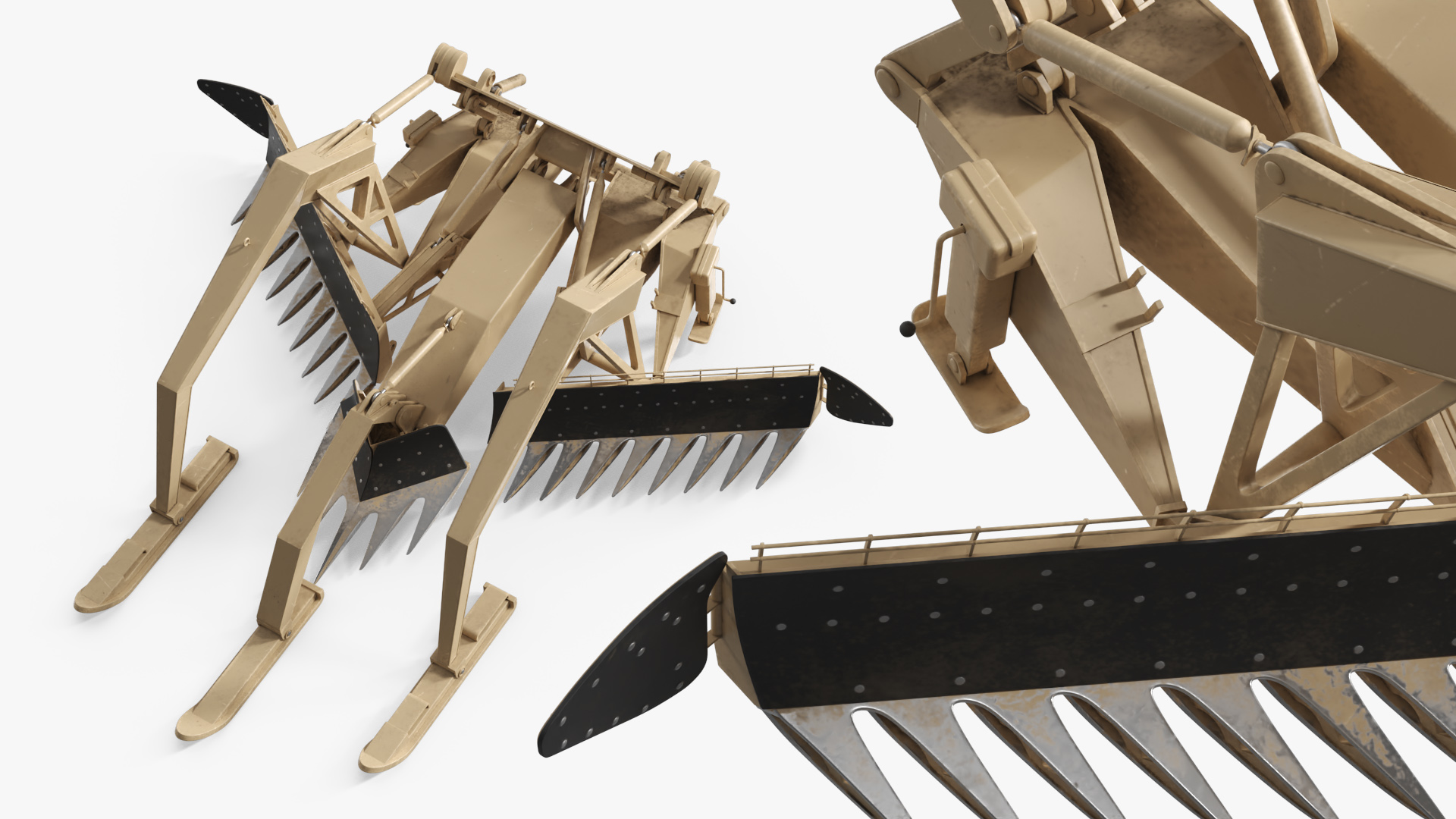 M1150 Full Width Mine Plow Desert, view 4