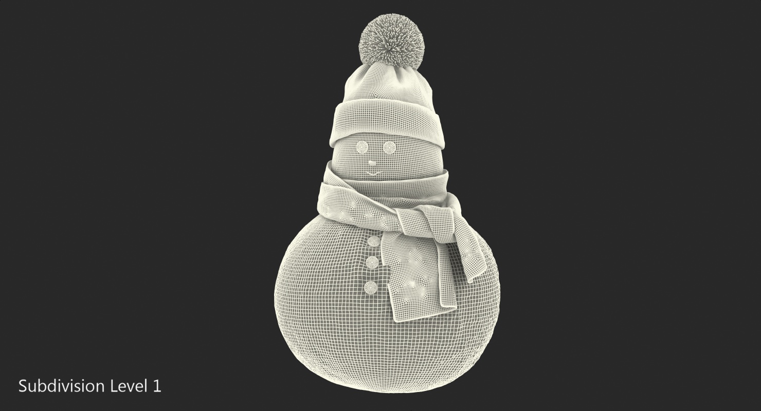 3D model Little Snowgirl