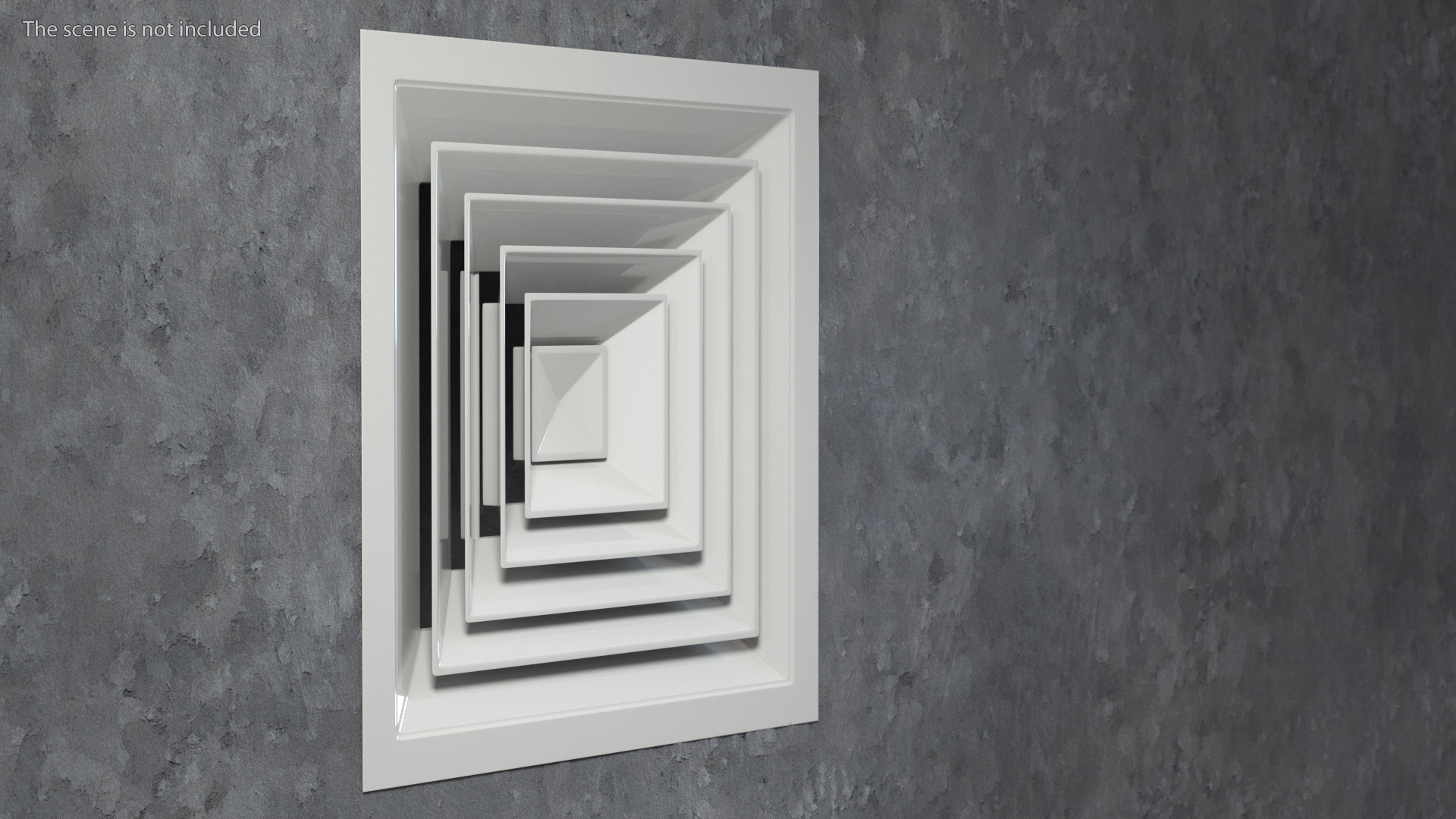 Air Vent Diffuser Square 3D model