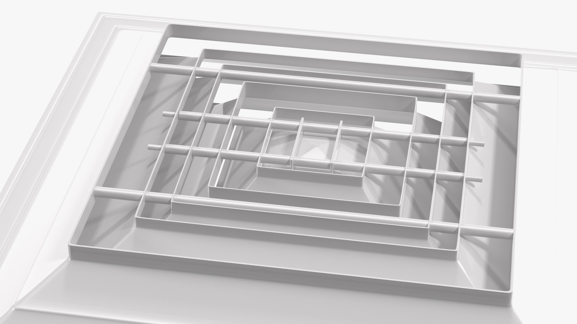 Air Vent Diffuser Square 3D model