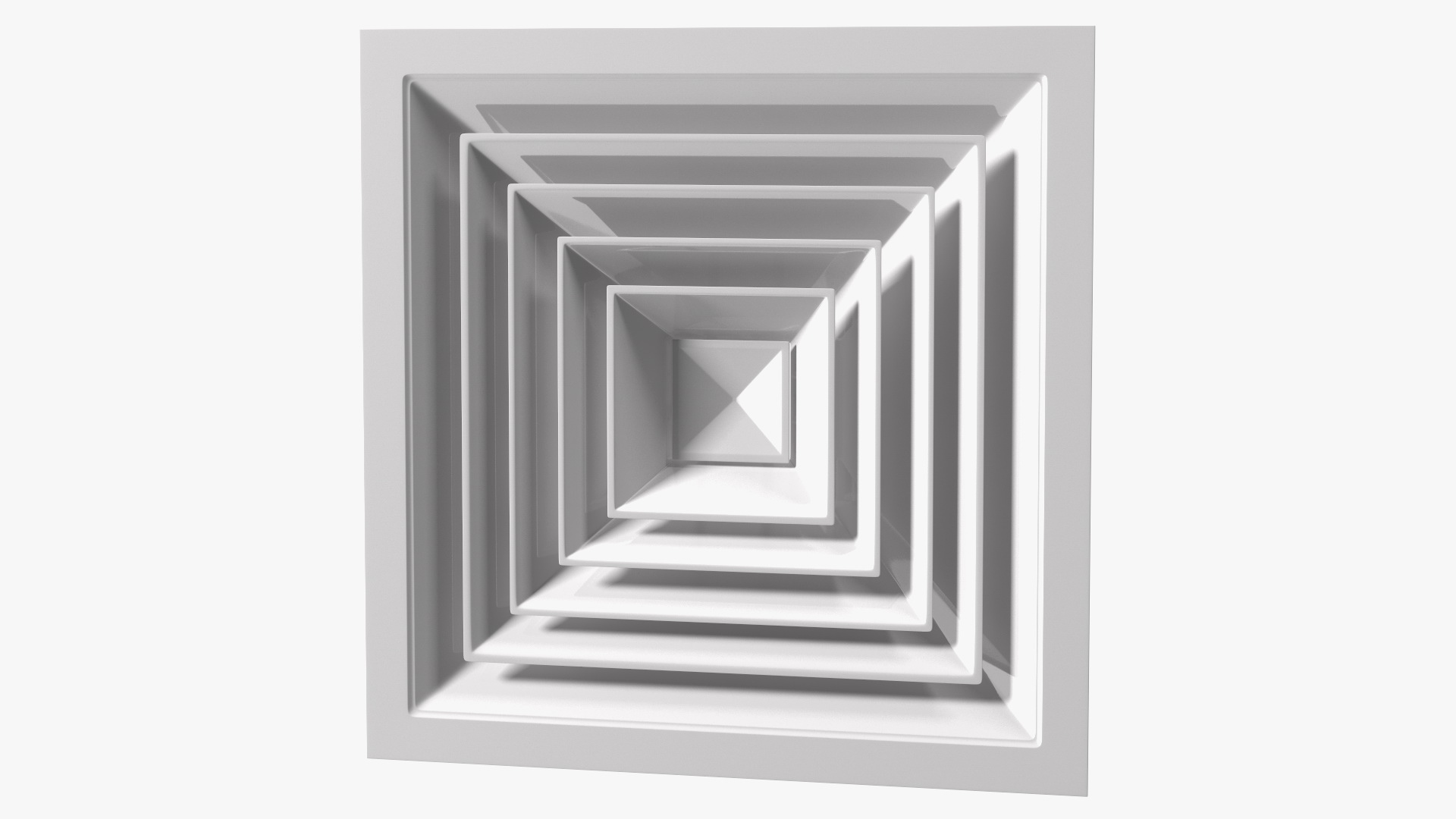 Air Vent Diffuser Square 3D model