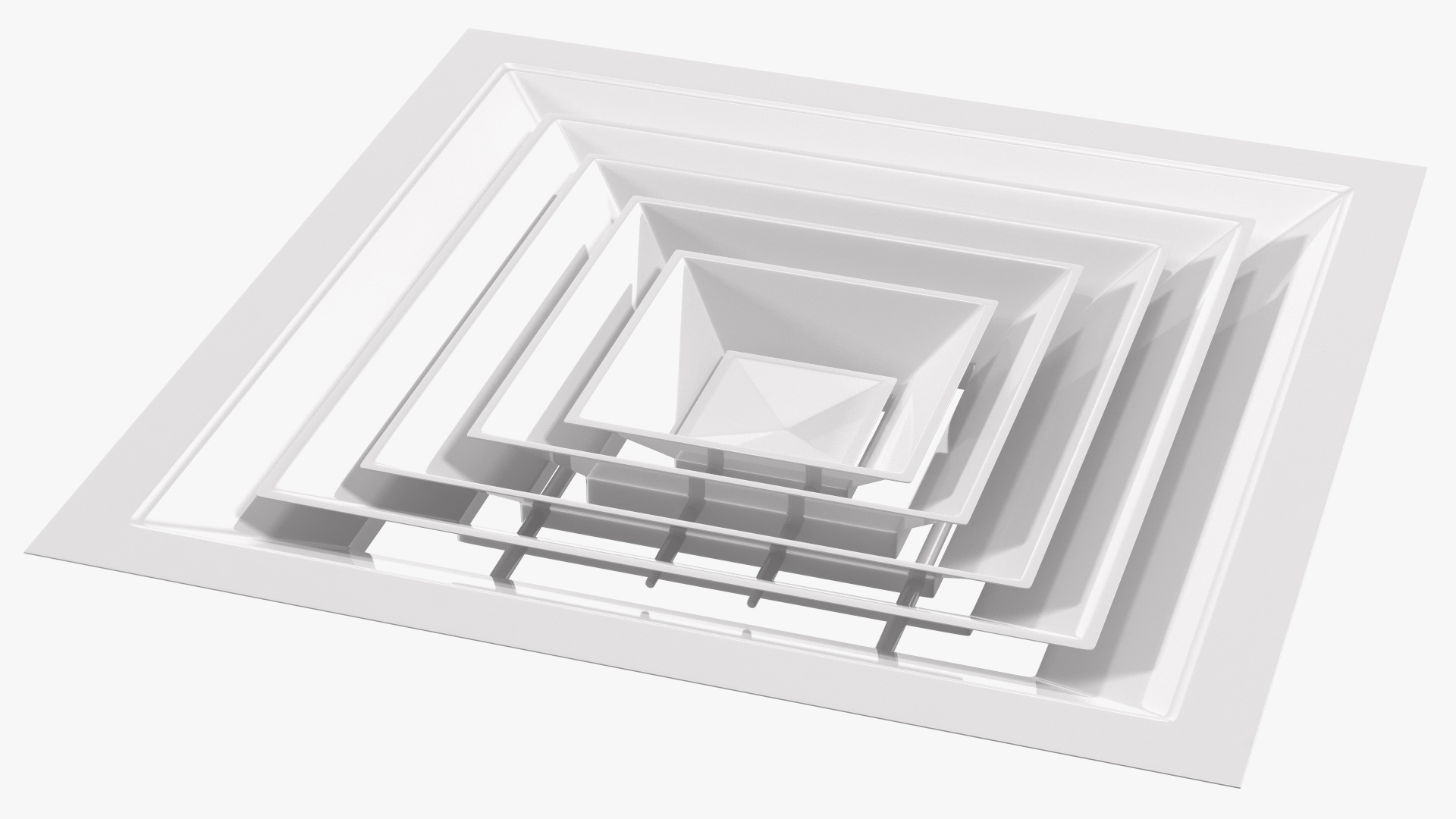 Air Vent Diffuser Square 3D model
