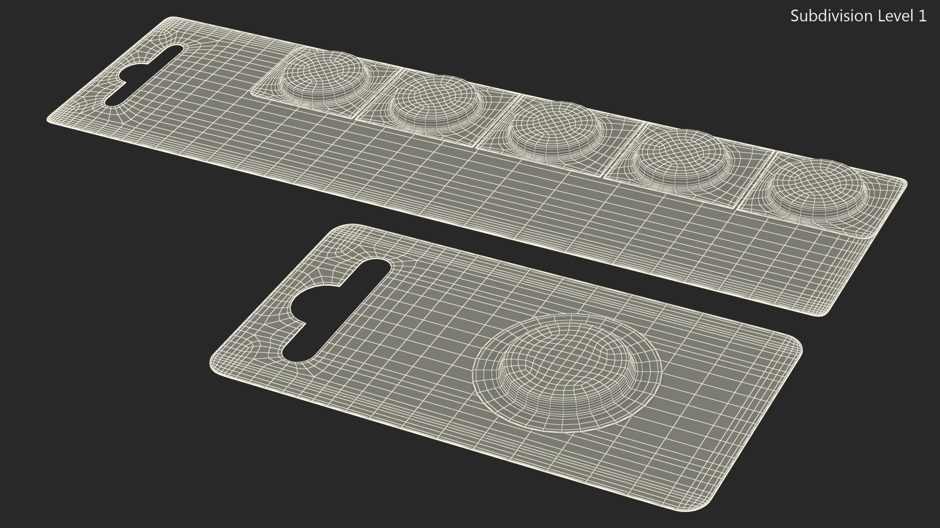 3D model Panasonic CR1620 Coin Battery Blister Package