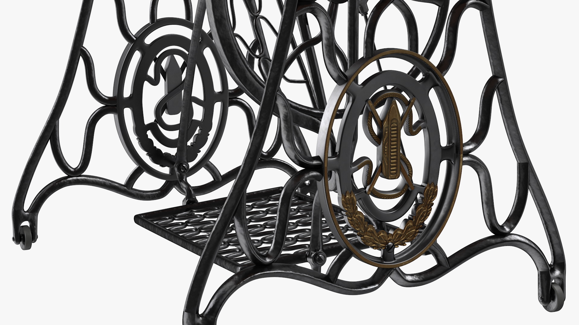 Antique Sewing Machine 3D