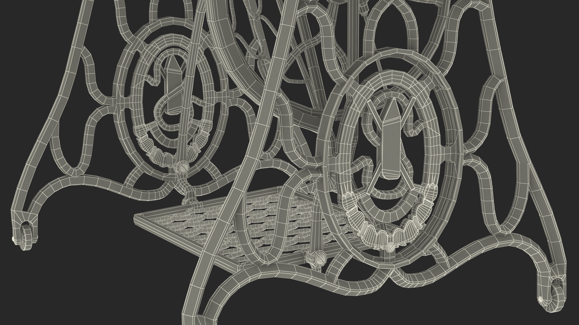 Antique Sewing Machine 3D