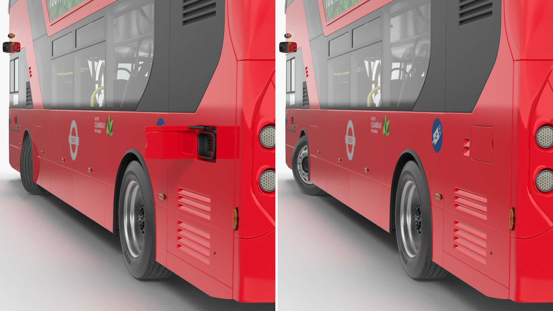 3D BYD Routemaster Double Decker Rigged