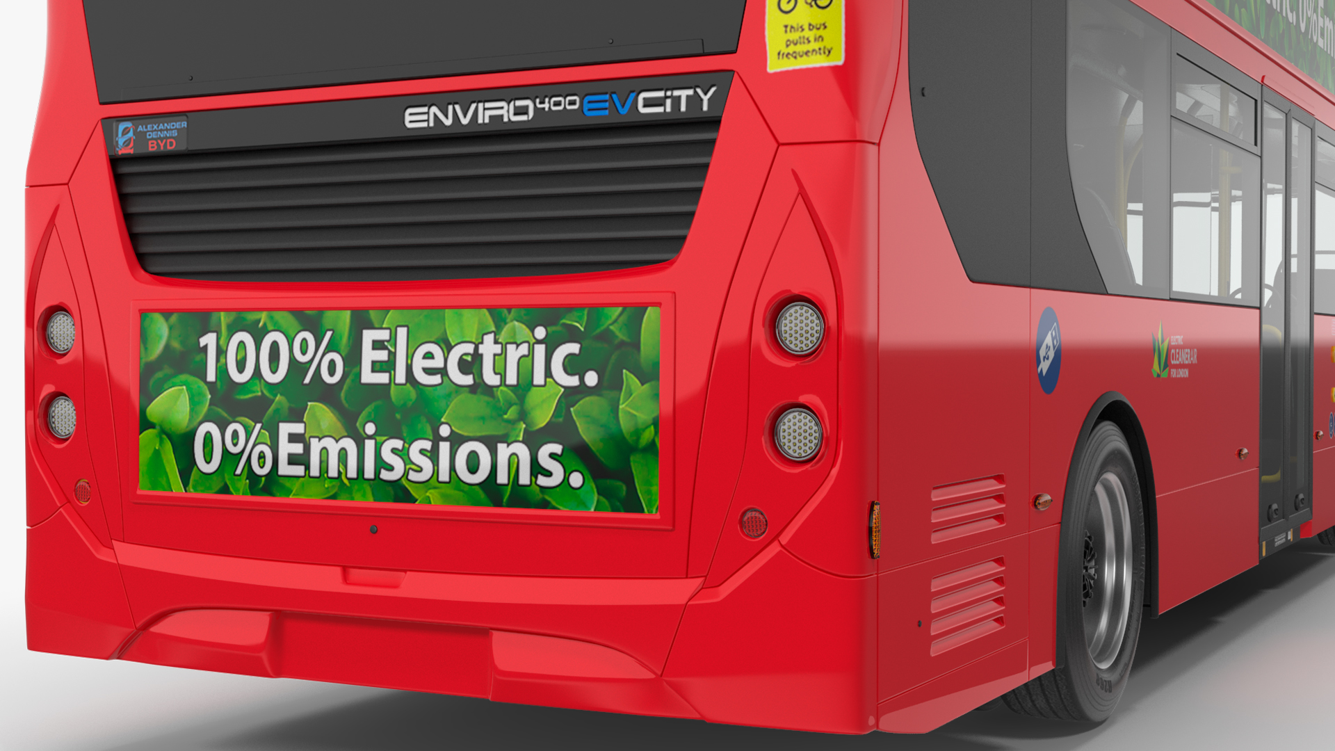 3D BYD Routemaster Double Decker Rigged