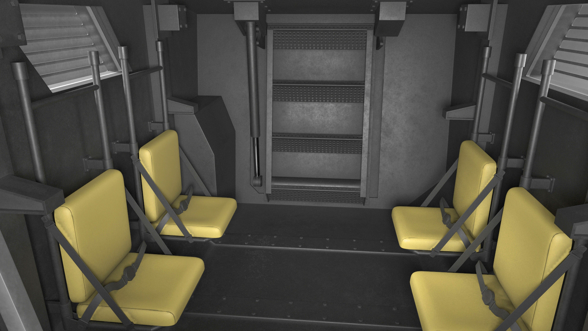 3D SWAT Vehicle International MaxxPro Rigged