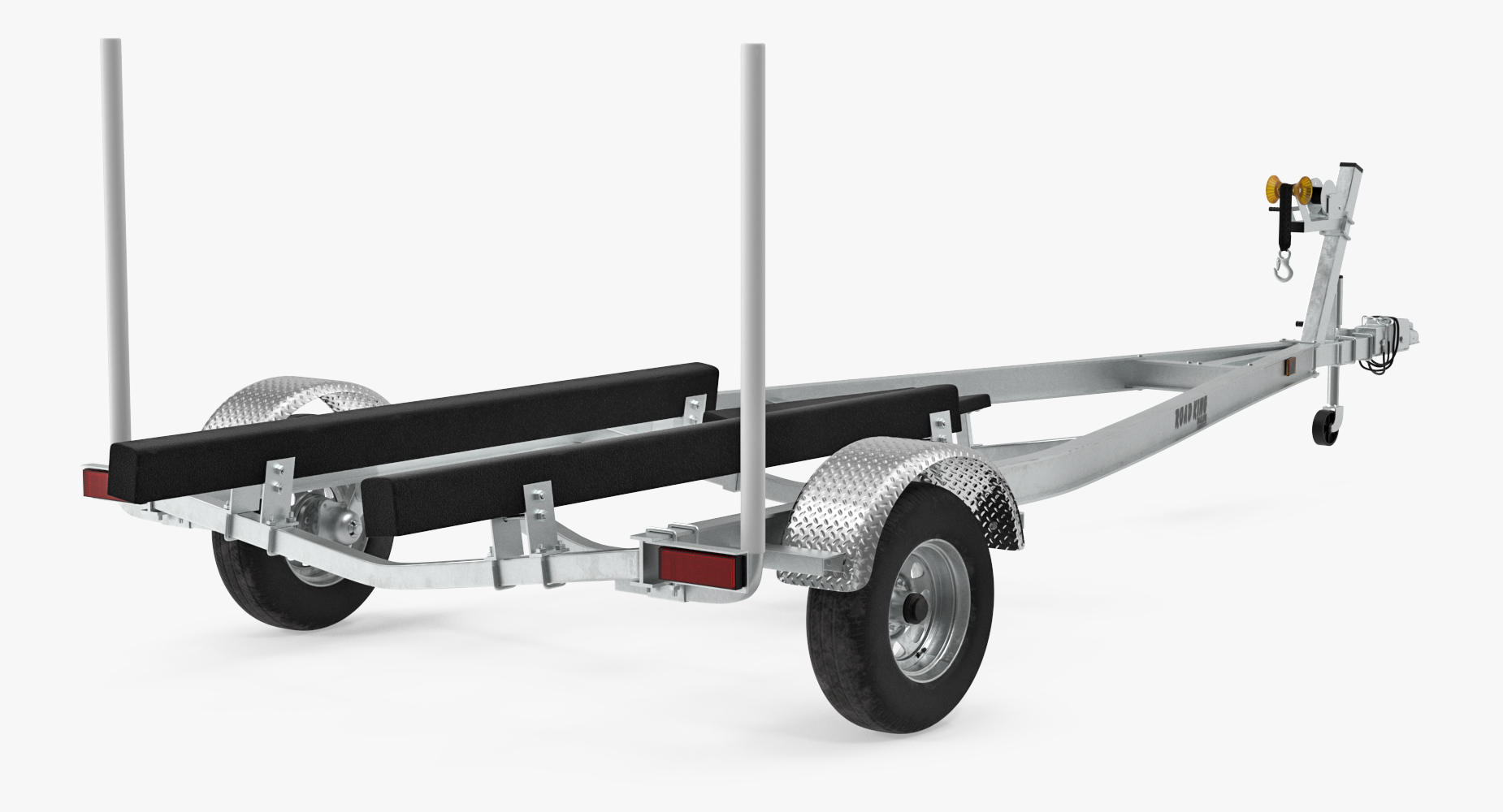 Boat Trailer Skid Type 3D