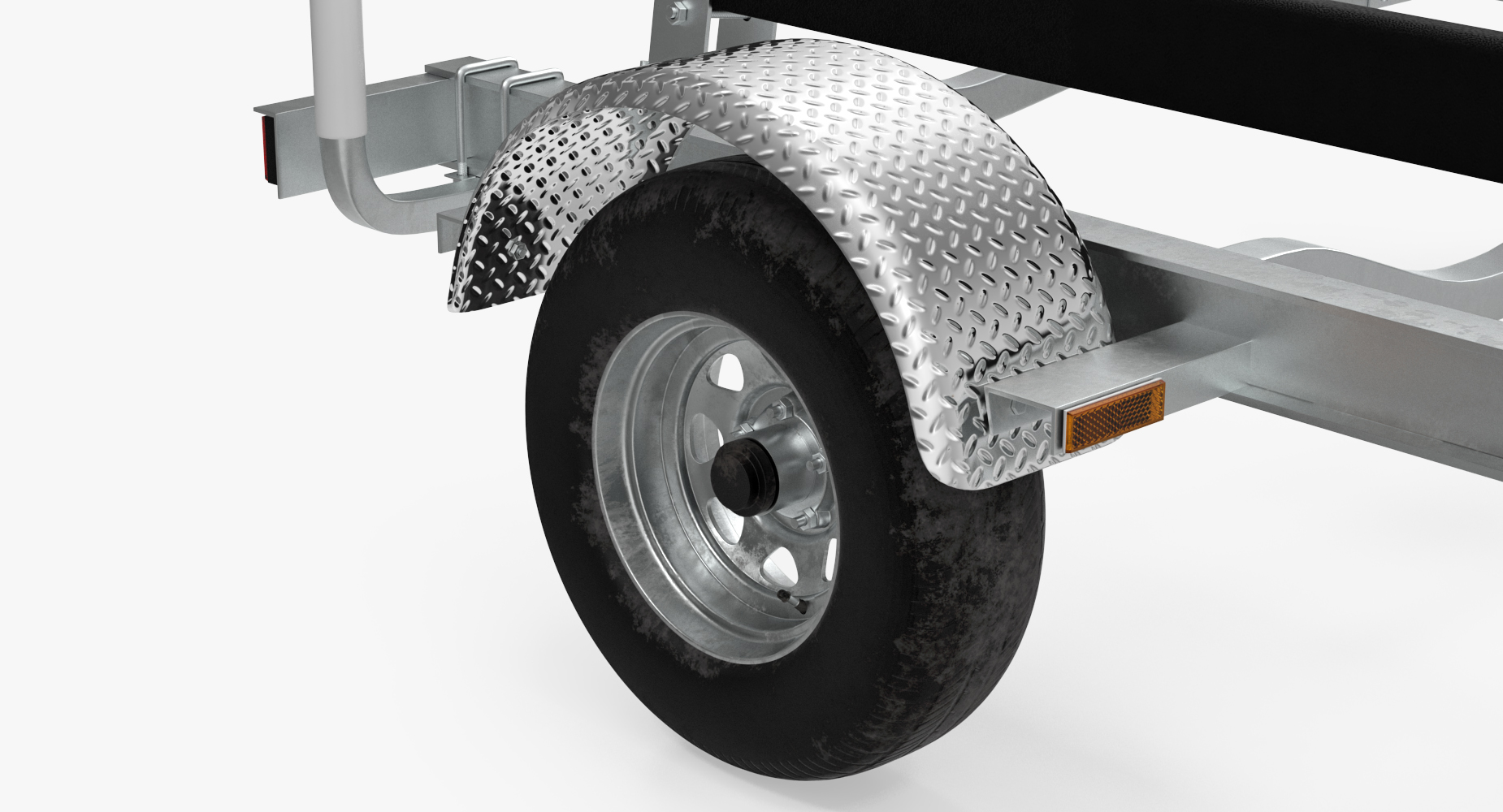 Boat Trailer Skid Type 3D