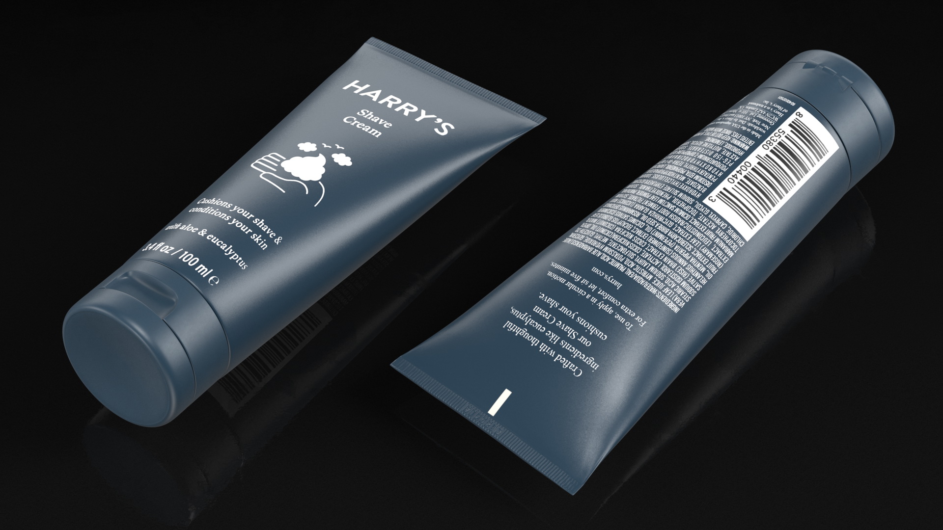 3D model Shaving Cream Harry Small