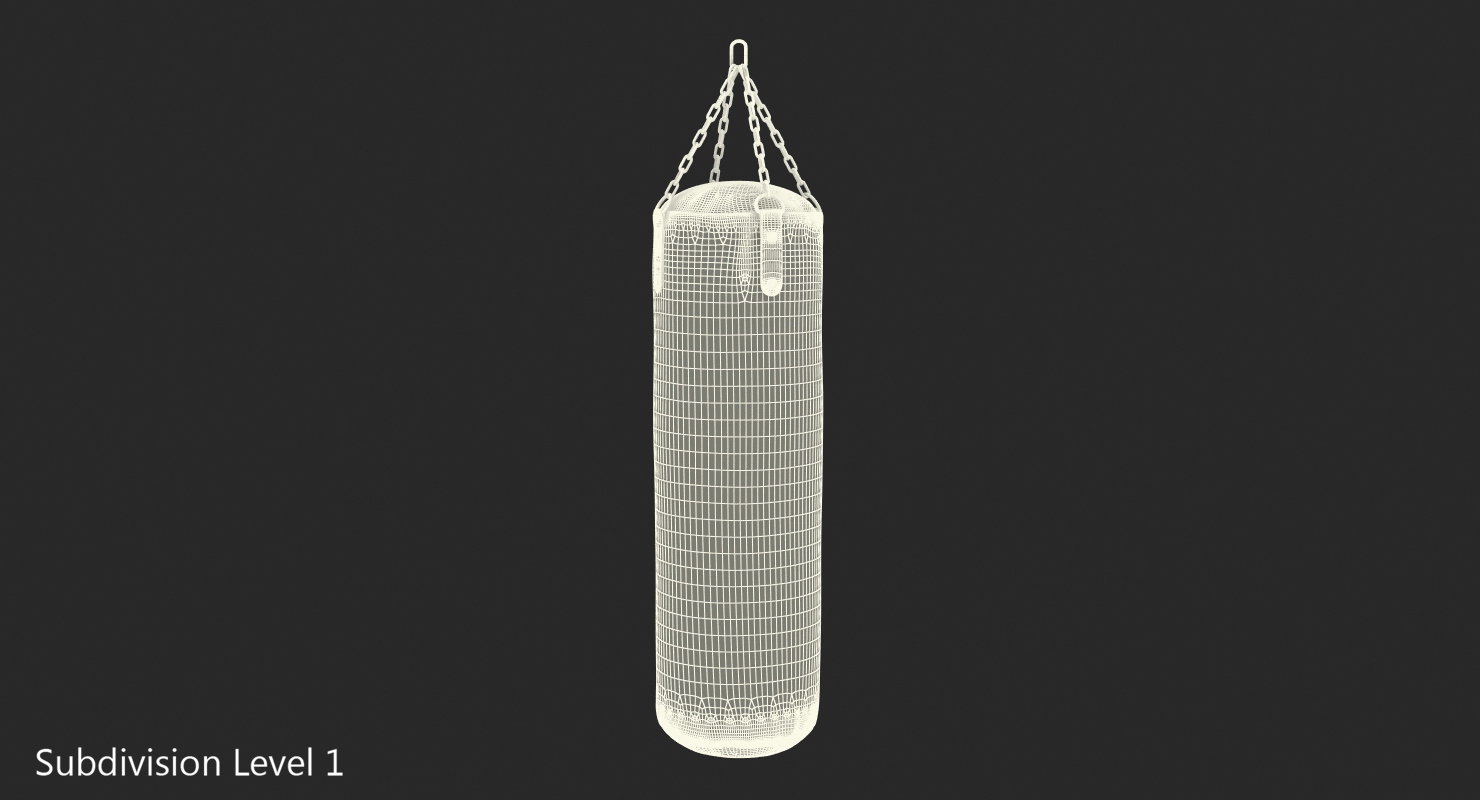 3D model Leather Punching Bag