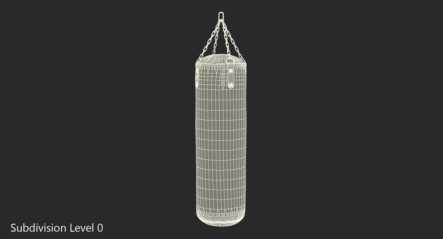 3D model Leather Punching Bag